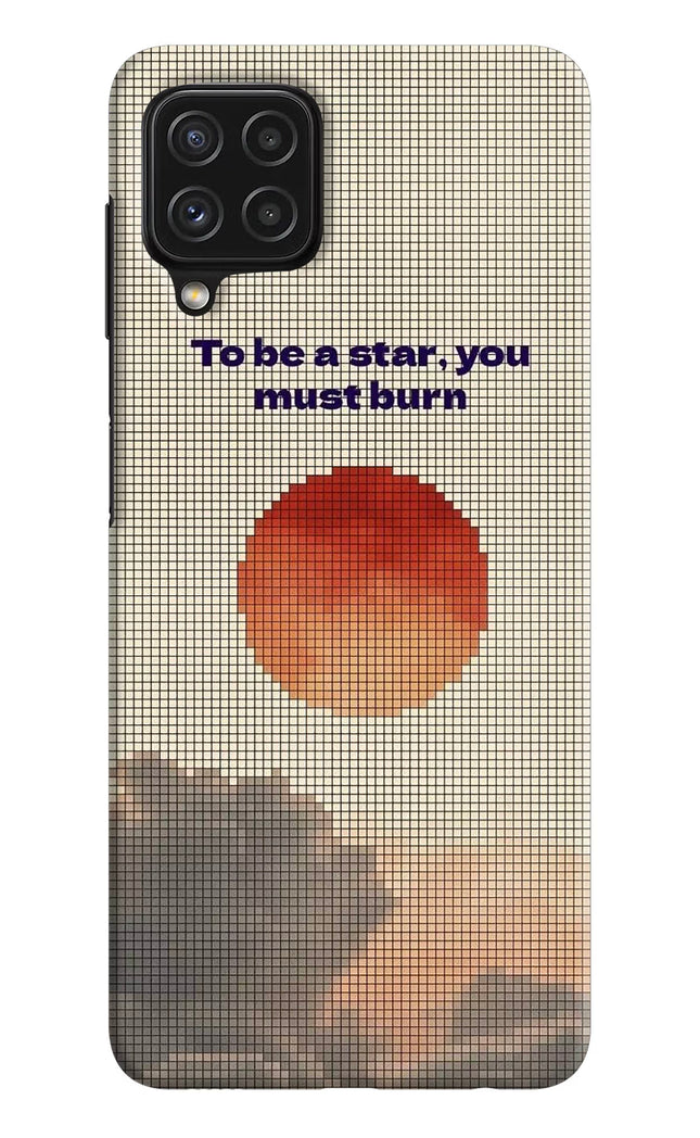 Pixel Sun Samsung A22 4G Hard Case Back Cover by Casekaro
