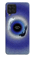 Dark Koi Samsung A22 4G Back Cover