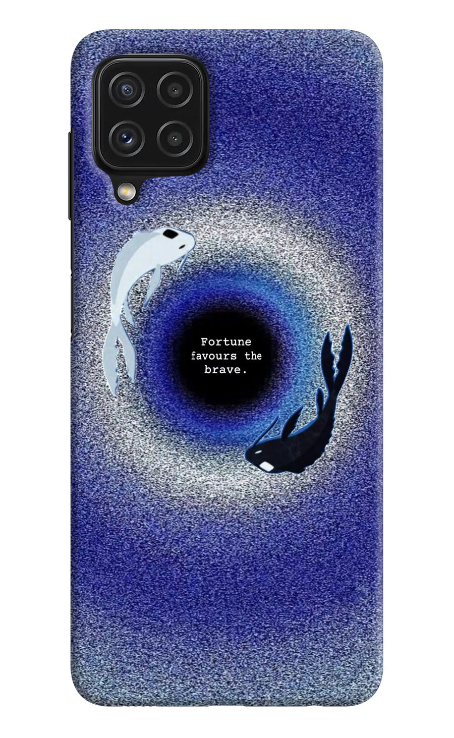 Dark Koi Samsung A22 4G Back Cover, Hard case