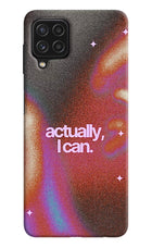 Pink Aura Samsung A22 4G Back Cover