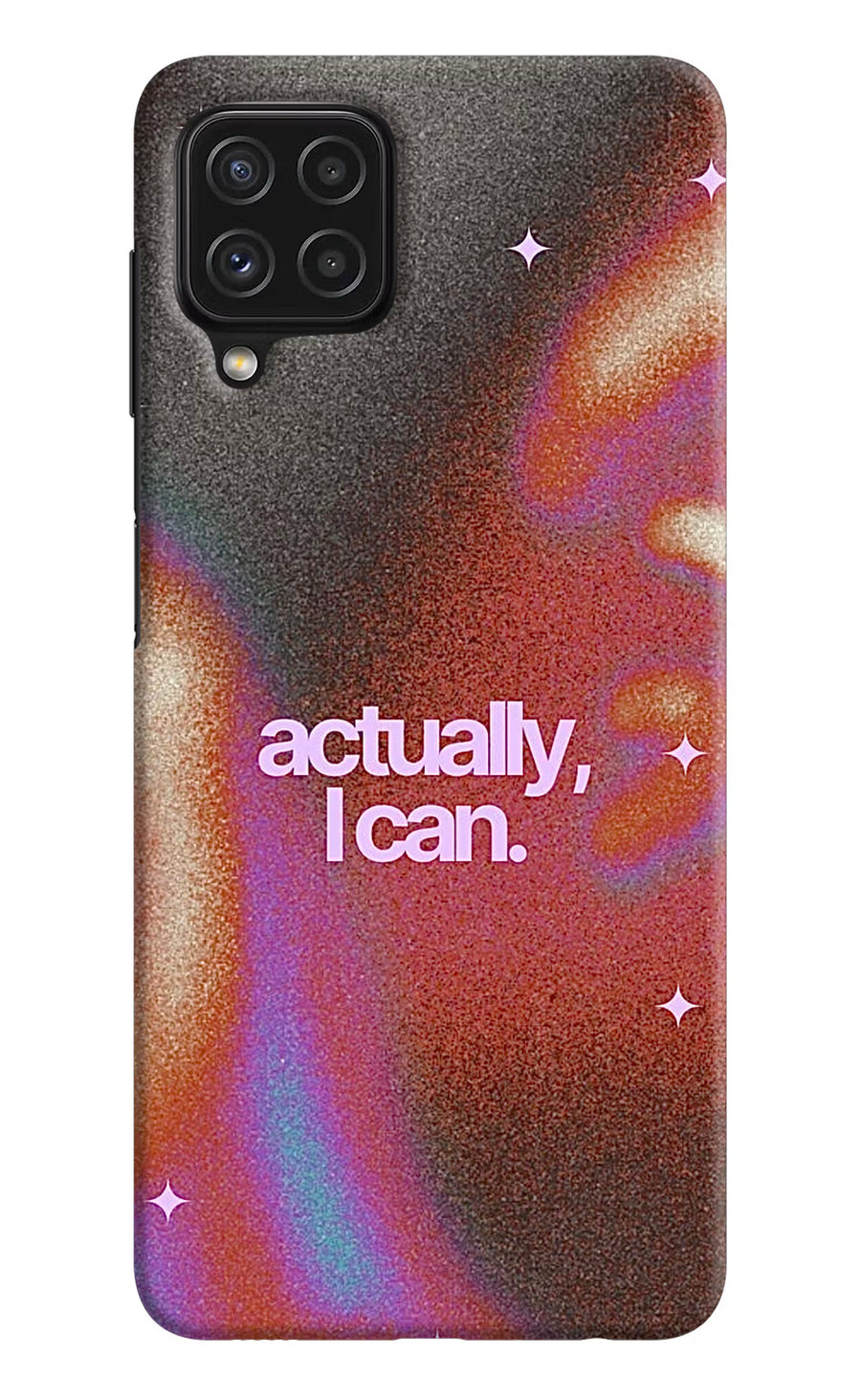 Pink Aura Samsung A22 4G Back Cover, Hard case