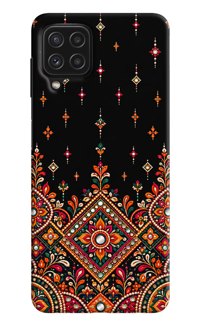 Noir Mehfil Samsung A22 4G Hard Case Back Cover by Casekaro