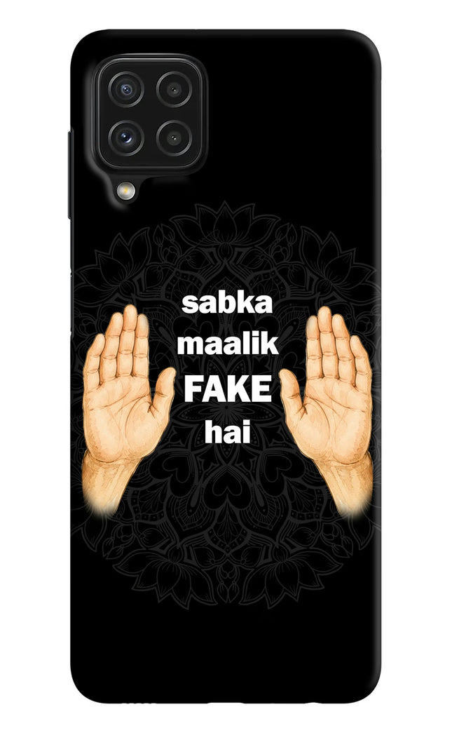 Sabka Malik Fake Samsung A22 4G Hard Case Back Cover by Casekaro
