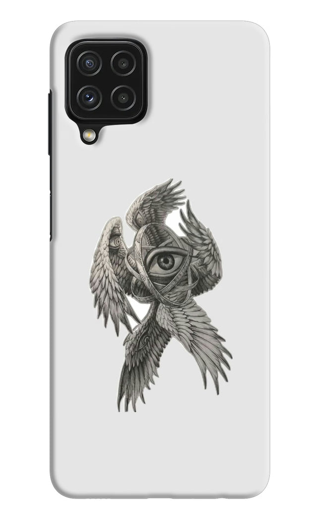 Accurate Angel Samsung A22 4G Hard Case Back Cover by Casekaro