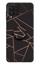 Geometric Pattern Samsung A22 4G Pop Case by Casekaro