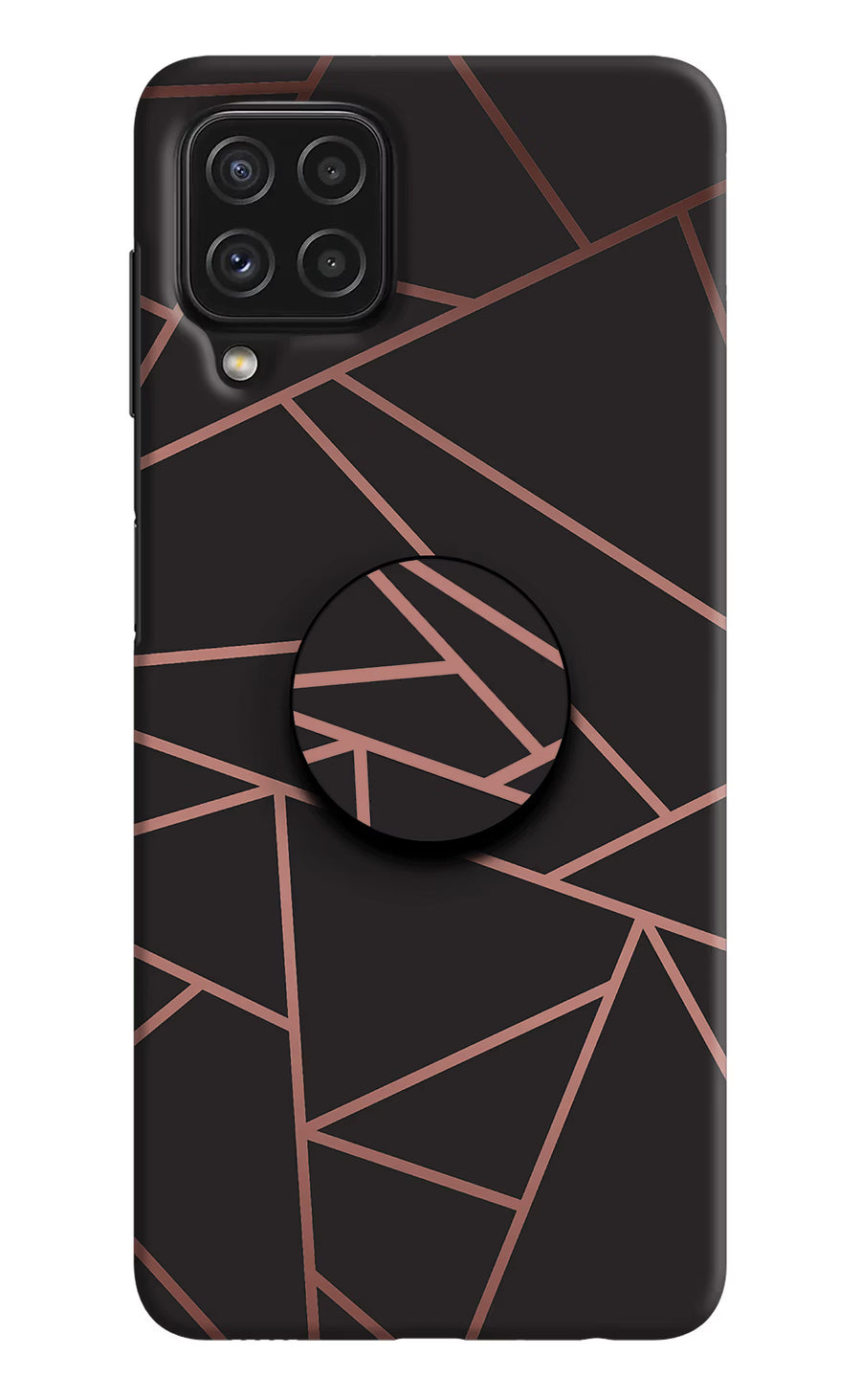 Geometric Pattern Samsung A22 4G Pop Case, Hard case