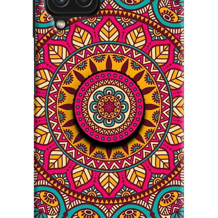 Mandala Samsung A22 4G Pop Case by Casekaro