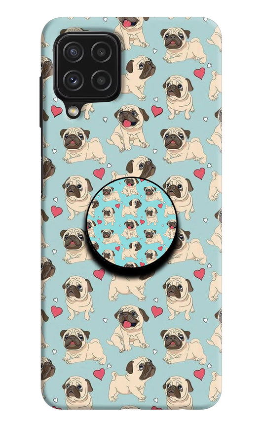 Pug Dog Samsung A22 4G Pop Case by Casekaro
