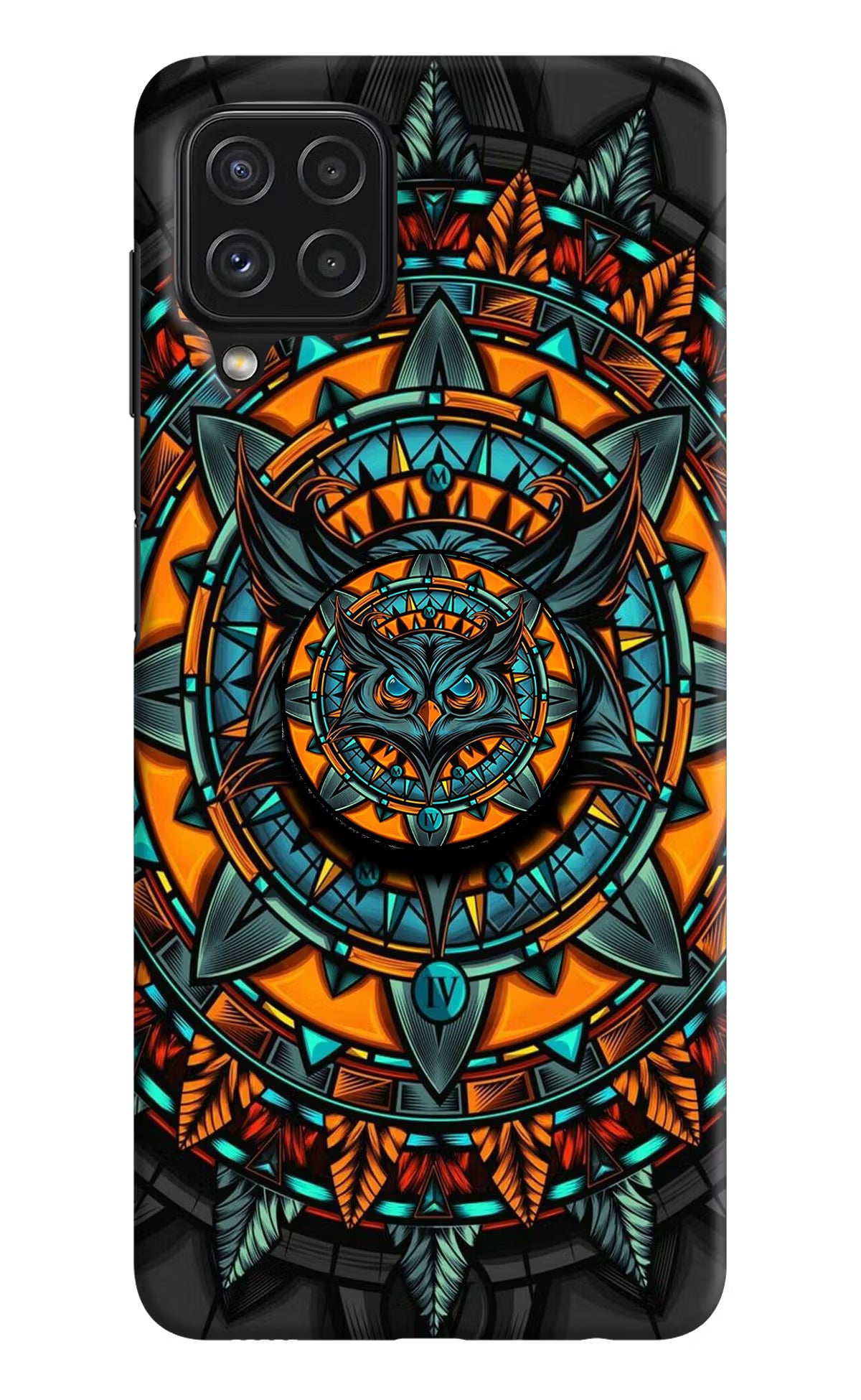 Angry Owl Samsung A22 4G Pop Case by Casekaro