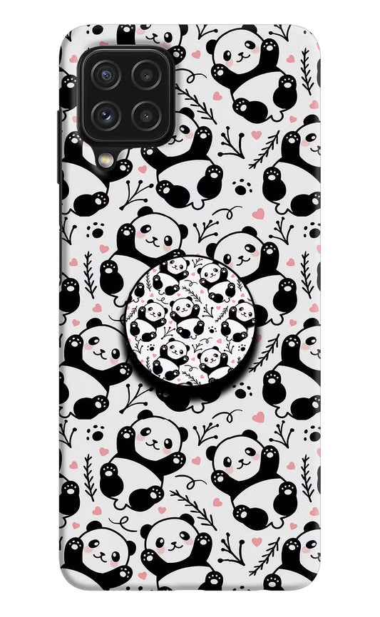 Cute Panda Samsung A22 4G Pop Case by Casekaro