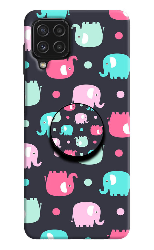 Baby Elephants Samsung A22 4G Pop Case by Casekaro