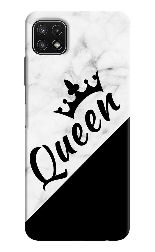 Queen Samsung A22 5G Hard Case Back Cover by Casekaro