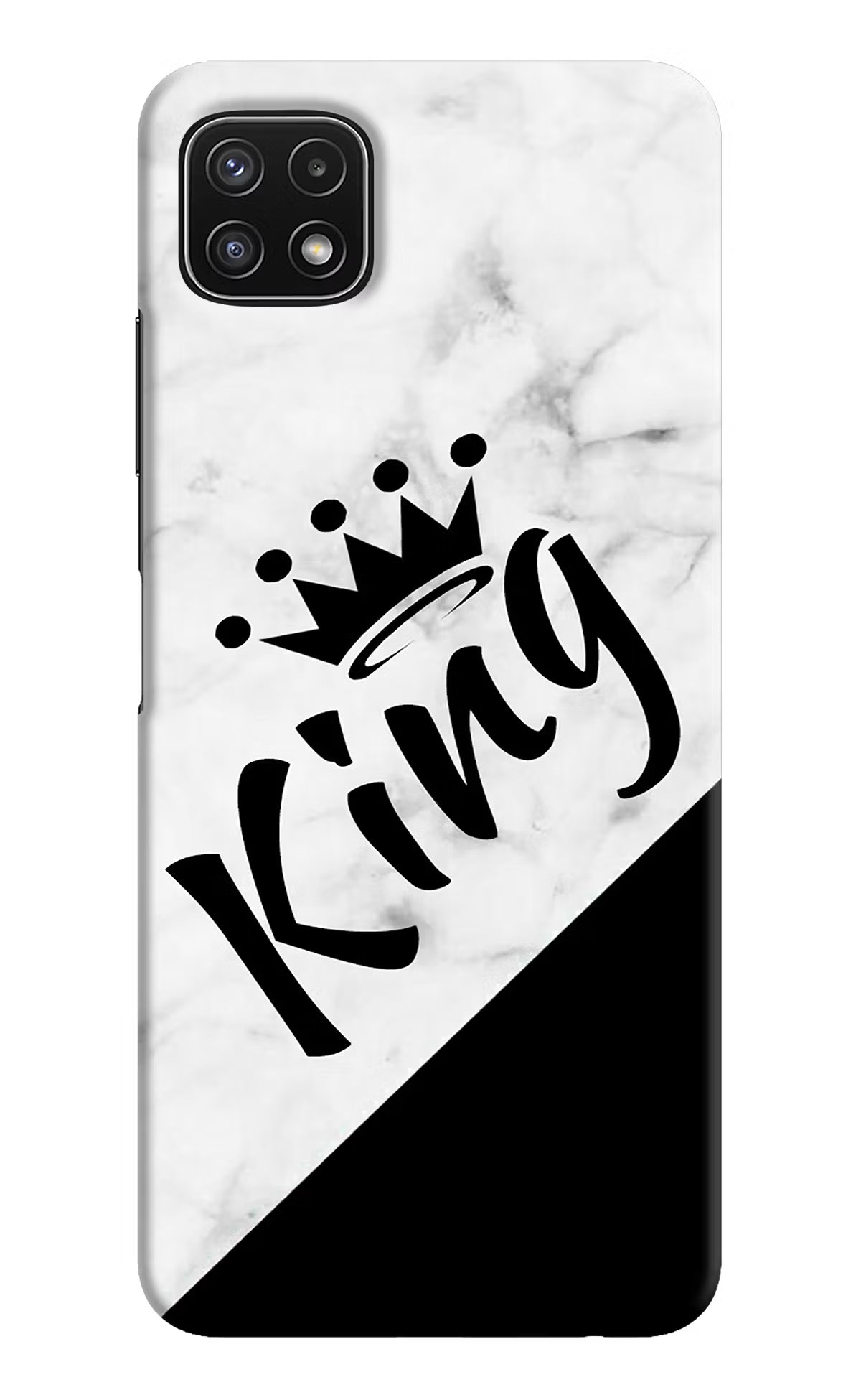 King Samsung A22 5G Hard Case Back Cover by Casekaro