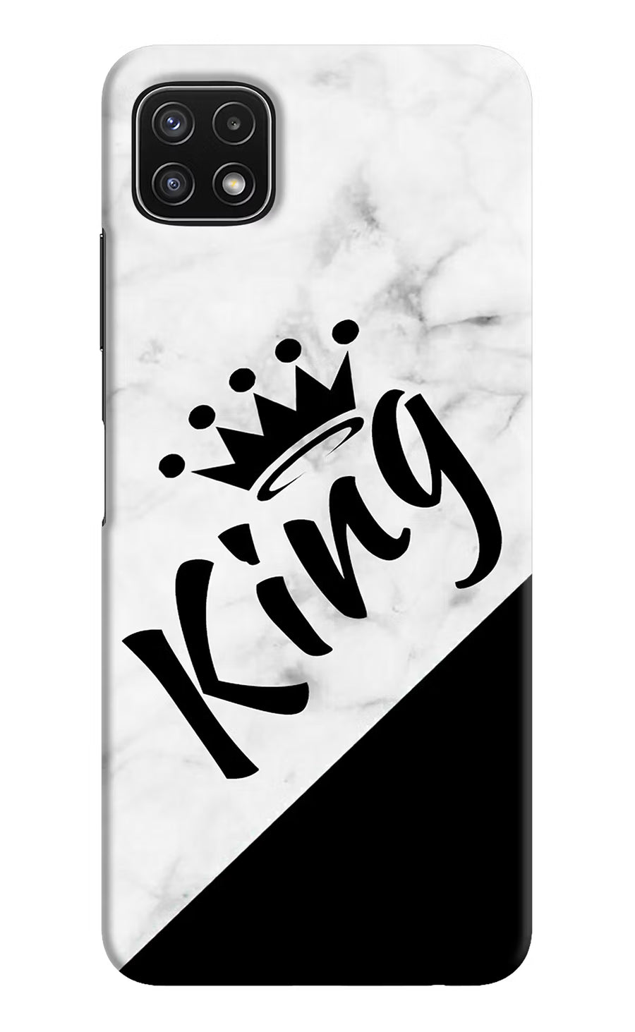 King Samsung A22 5G Back Cover, Hard case