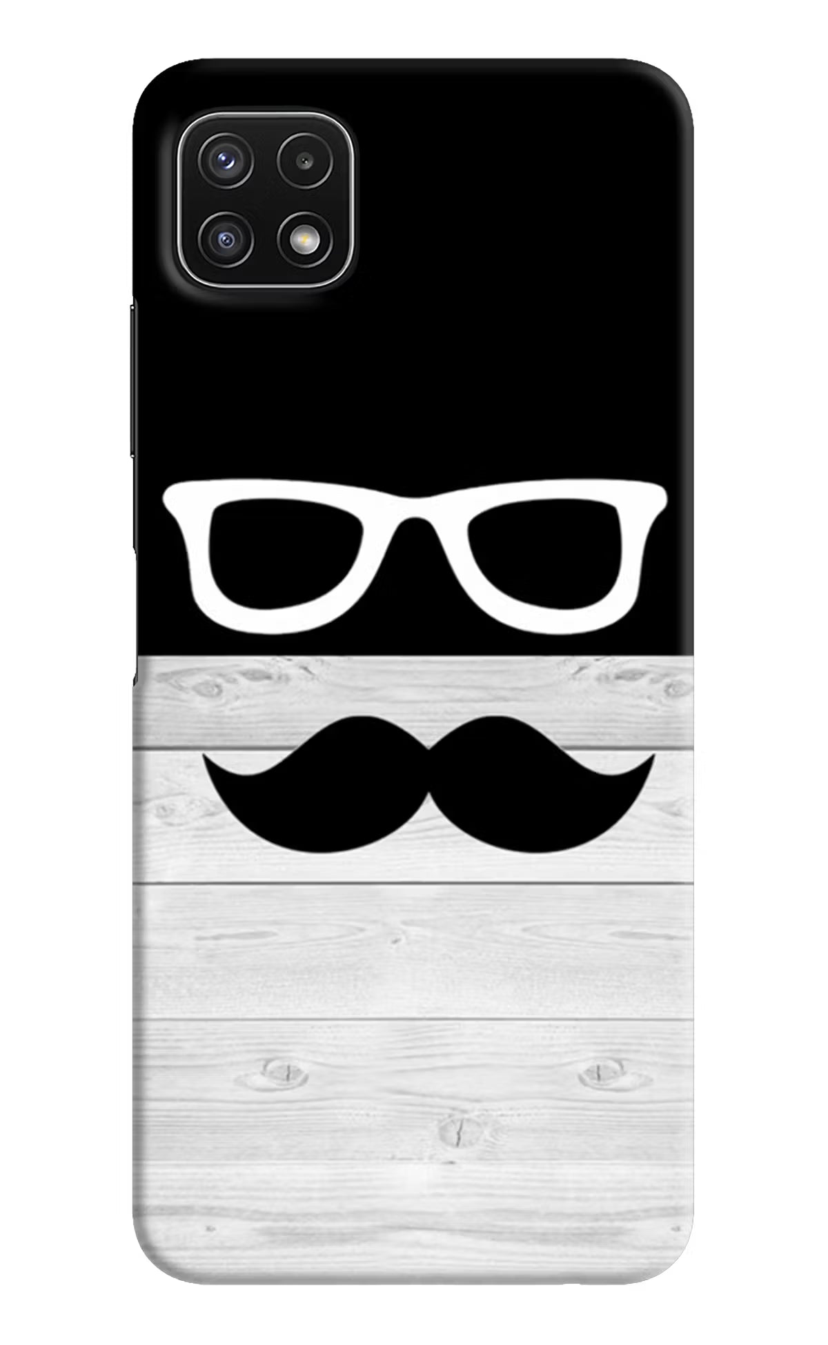 Mustache Samsung A22 5G Hard Case Back Cover by Casekaro
