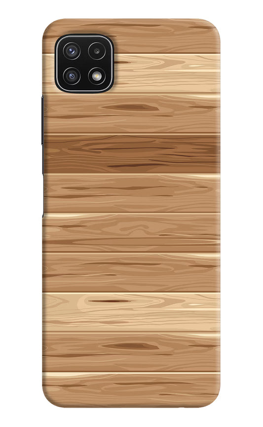 Wooden Vector Samsung A22 5G Hard Case Back Cover by Casekaro