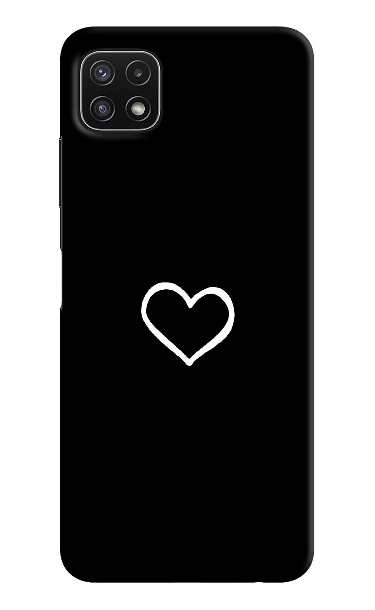 Heart Samsung A22 5G Hard Case Back Cover by Casekaro