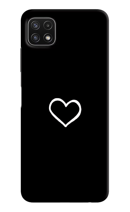 Heart Samsung A22 5G Hard Case Back Cover by Casekaro