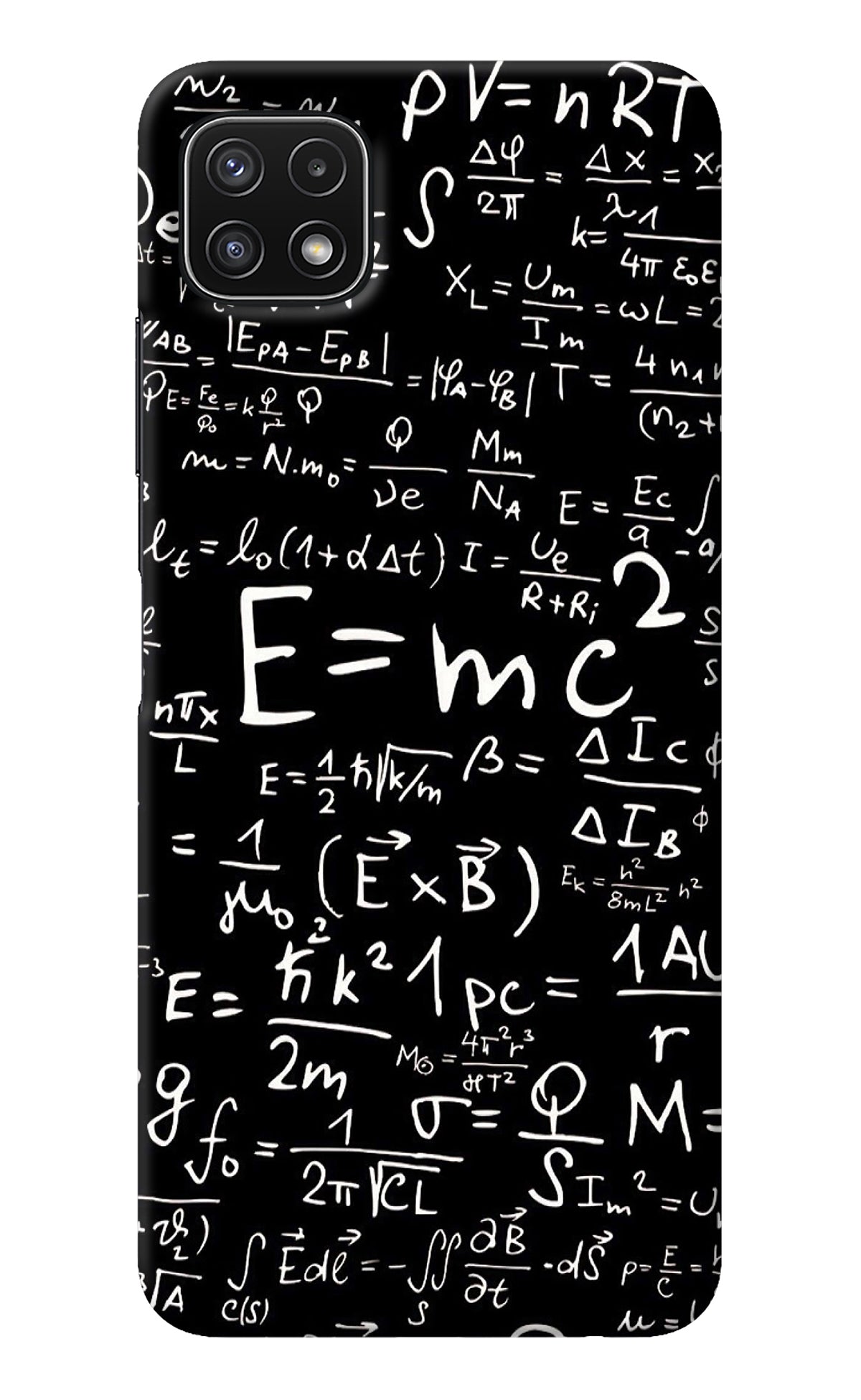 Physics Albert Einstein Formula Samsung A22 5G Back Cover