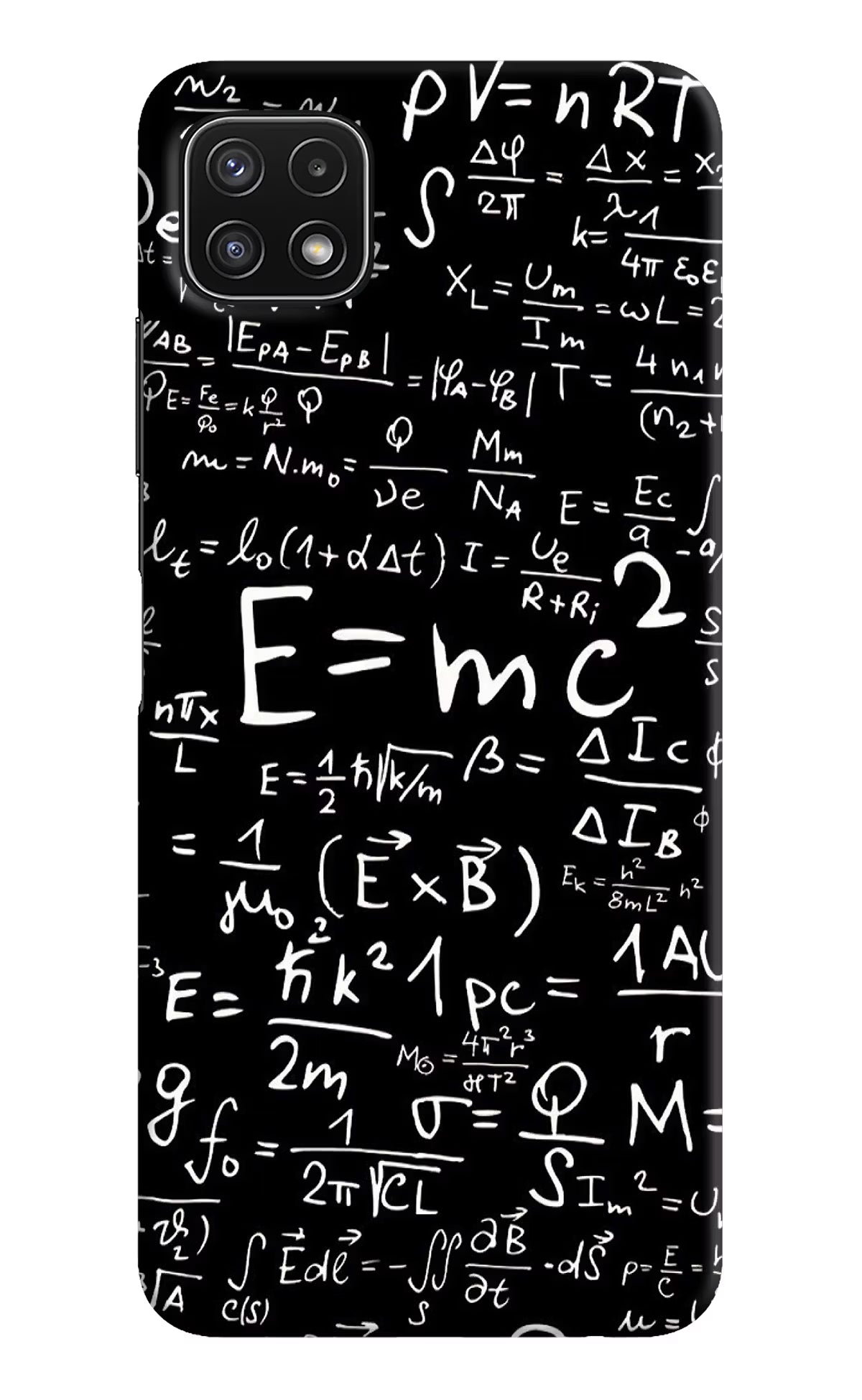 Physics Formula Samsung A22 5G Hard Case Back Cover by Casekaro