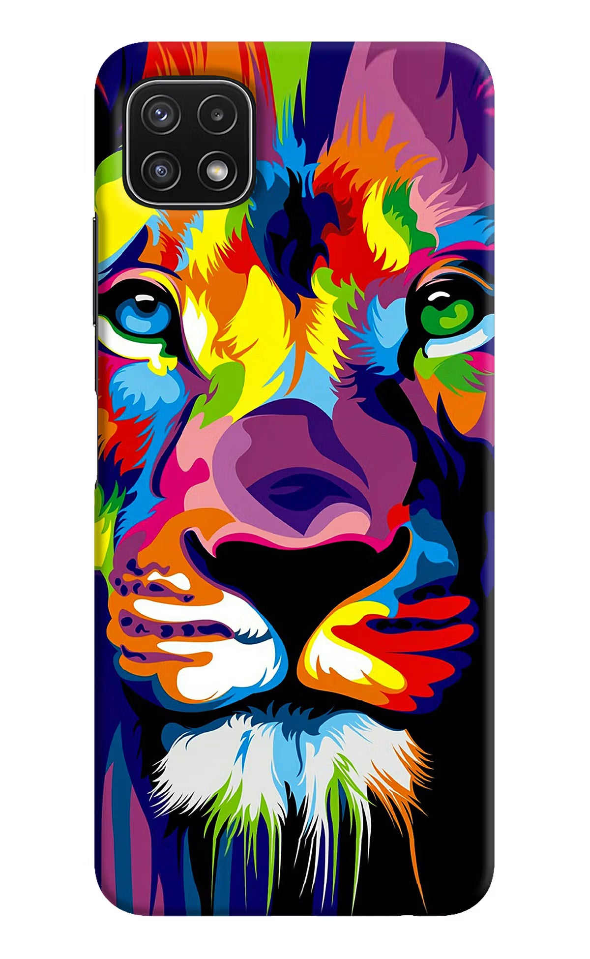 Lion Samsung A22 5G Hard Case Back Cover by Casekaro