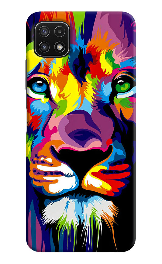 Lion Samsung A22 5G Hard Case Back Cover by Casekaro