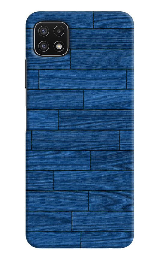 Wooden Texture Samsung A22 5G Hard Case Back Cover by Casekaro