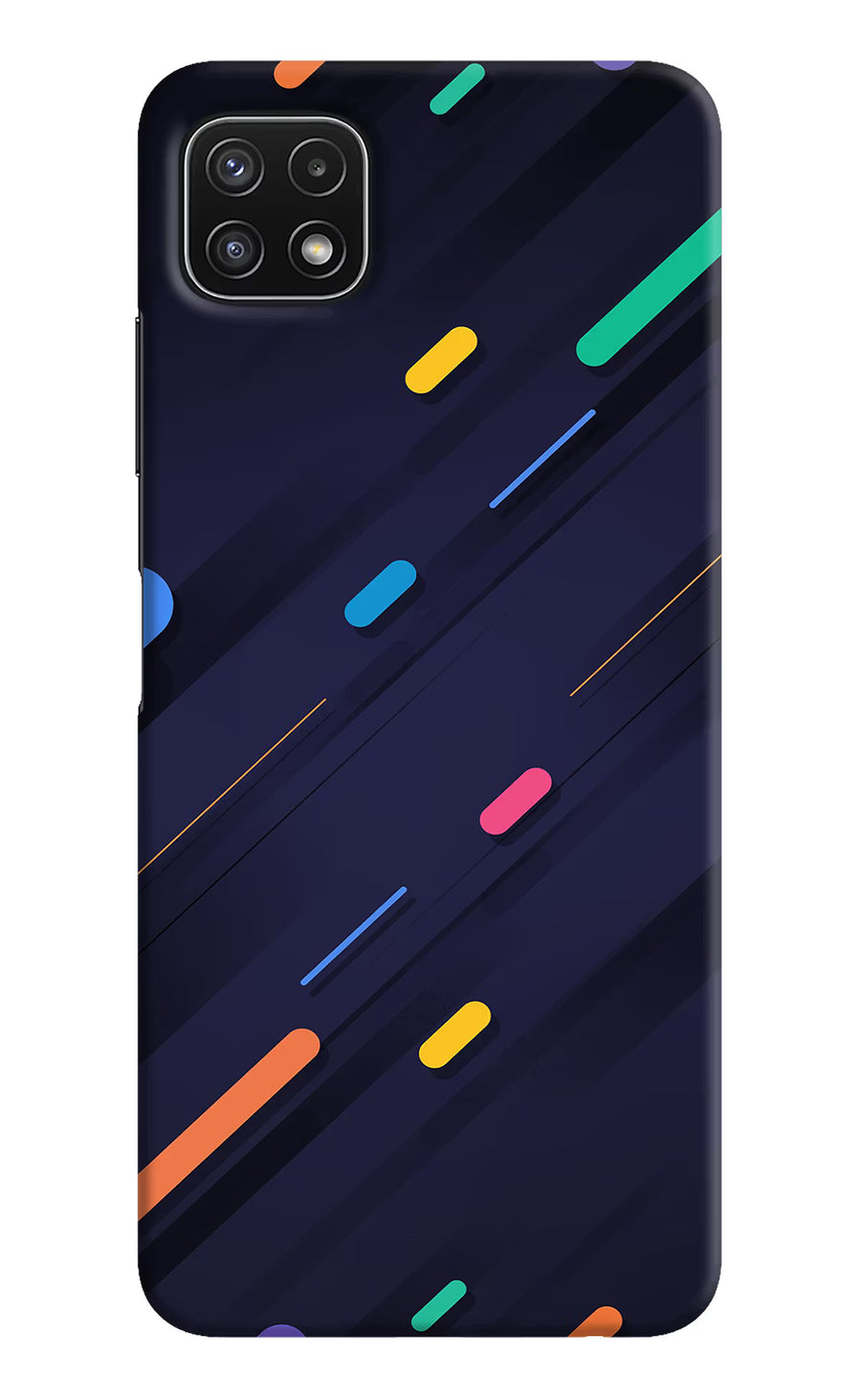 Abstract Design Samsung A22 5G Back Cover, Hard case