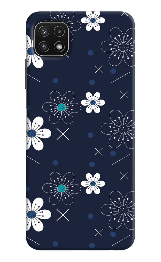Flowers Samsung A22 5G Hard Case Back Cover by Casekaro