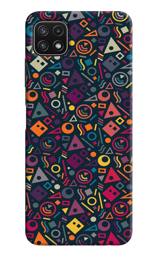 Geometric Abstract Samsung A22 5G Hard Case Back Cover by Casekaro