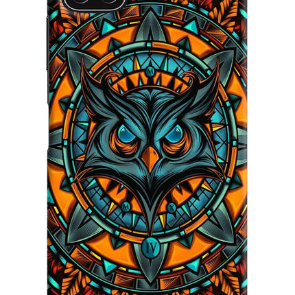 Angry Owl Art Samsung A22 5G Hard Case Back Cover by Casekaro