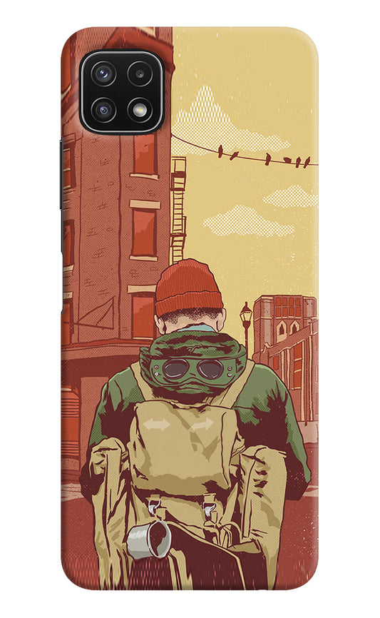 Adventurous Samsung A22 5G Hard Case Back Cover by Casekaro