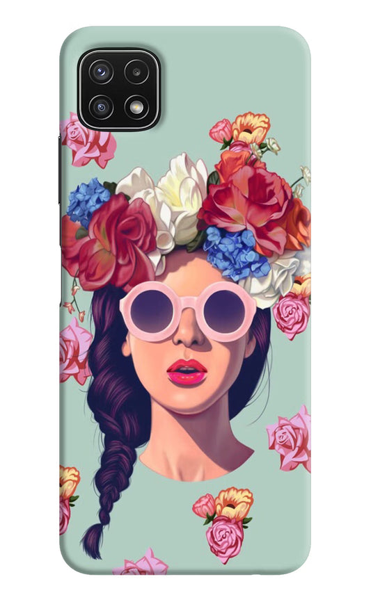 Pretty Girl Samsung A22 5G Hard Case Back Cover by Casekaro