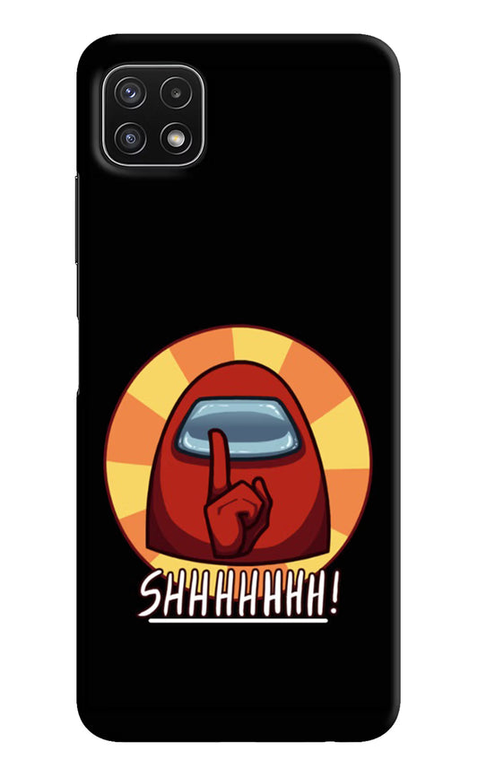 Among Us Shhh! Samsung A22 5G Hard Case Back Cover by Casekaro