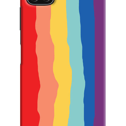 Rainbow Samsung A22 5G Hard Case Back Cover by Casekaro