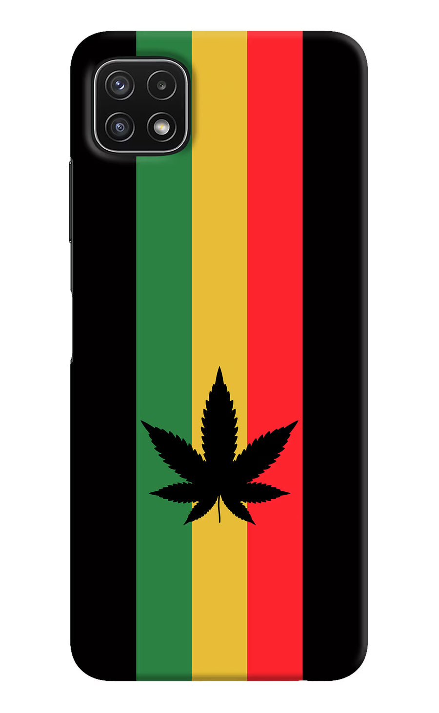 Weed Flag Samsung A22 5G Back Cover, Hard case