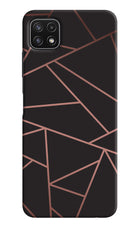 Geometric Pattern Samsung A22 5G Hard Case Back Cover by Casekaro