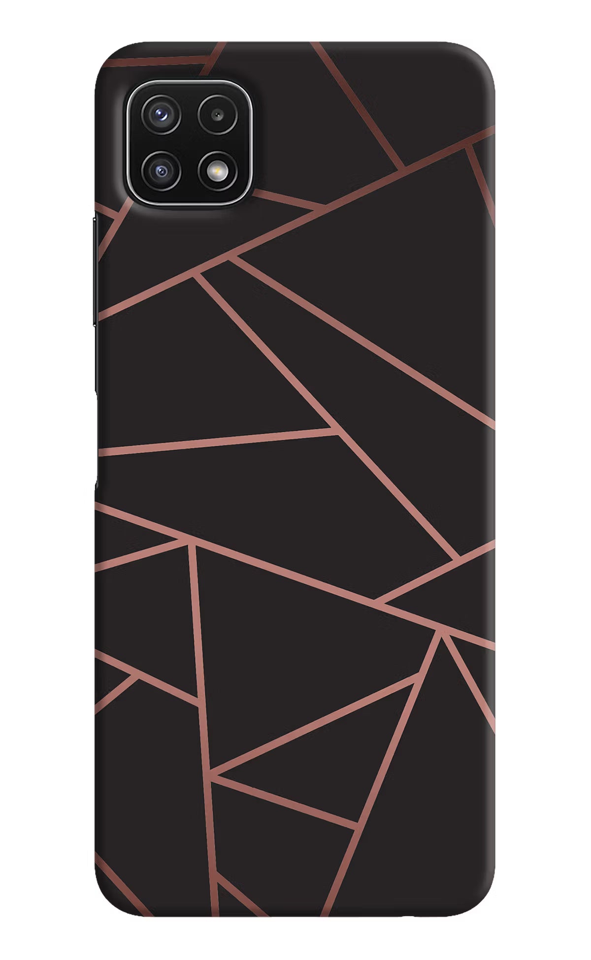 Geometric Pattern Samsung A22 5G Hard Case Back Cover by Casekaro