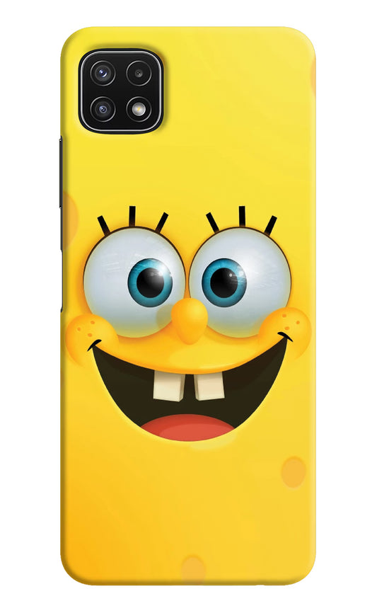 Sponge 1 Samsung A22 5G Hard Case Back Cover by Casekaro