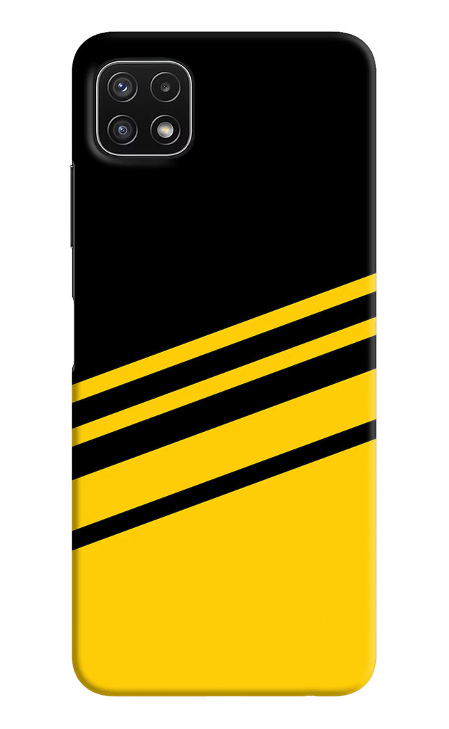 Yellow Shades Samsung A22 5G Hard Case Back Cover by Casekaro