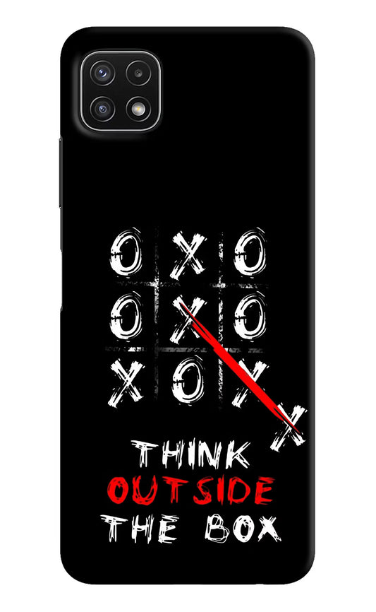 Think out of the BOX Samsung A22 5G Hard Case Back Cover by Casekaro