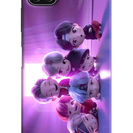 BTS Chibi Samsung A22 5G Hard Case Back Cover by Casekaro