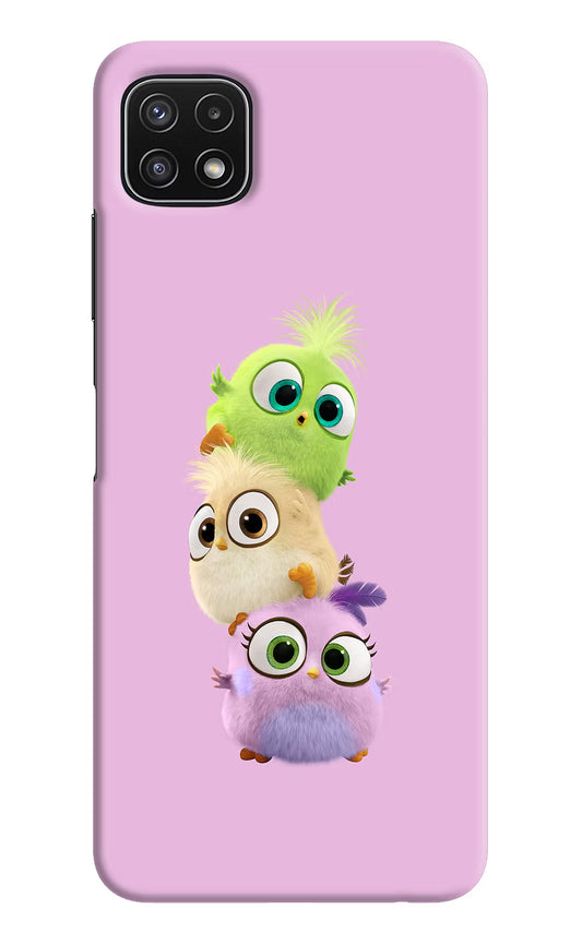 Cute Little Birds Samsung A22 5G Hard Case Back Cover by Casekaro