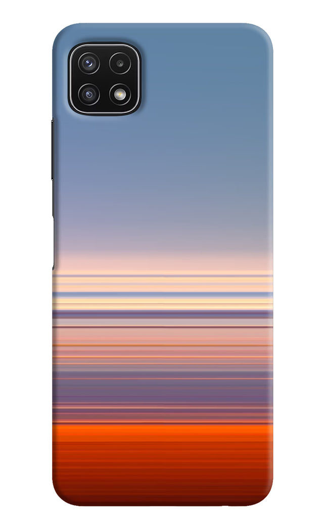 Morning Colors Samsung A22 5G Hard Case Back Cover by Casekaro