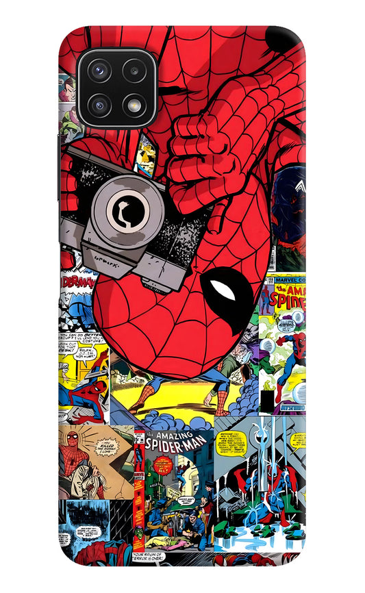 Spider Man Samsung A22 5G Hard Case Back Cover by Casekaro