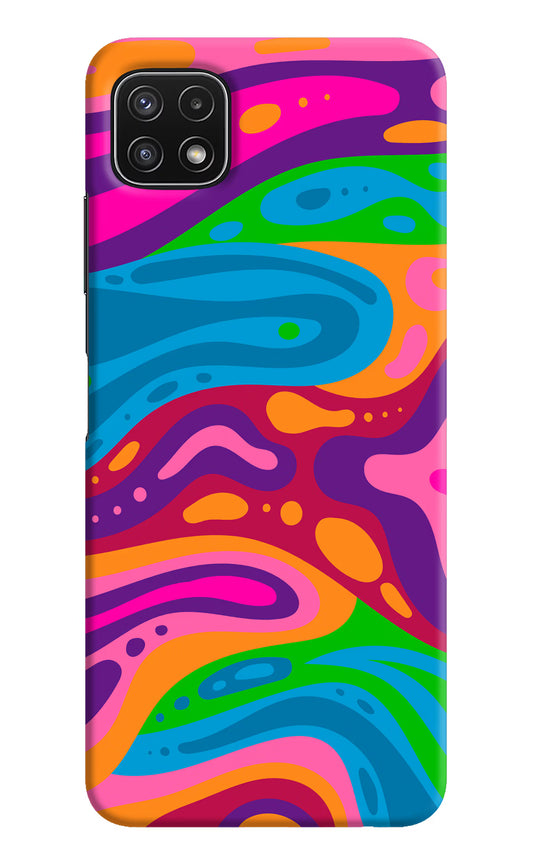 Trippy Pattern Samsung A22 5G Hard Case Back Cover by Casekaro