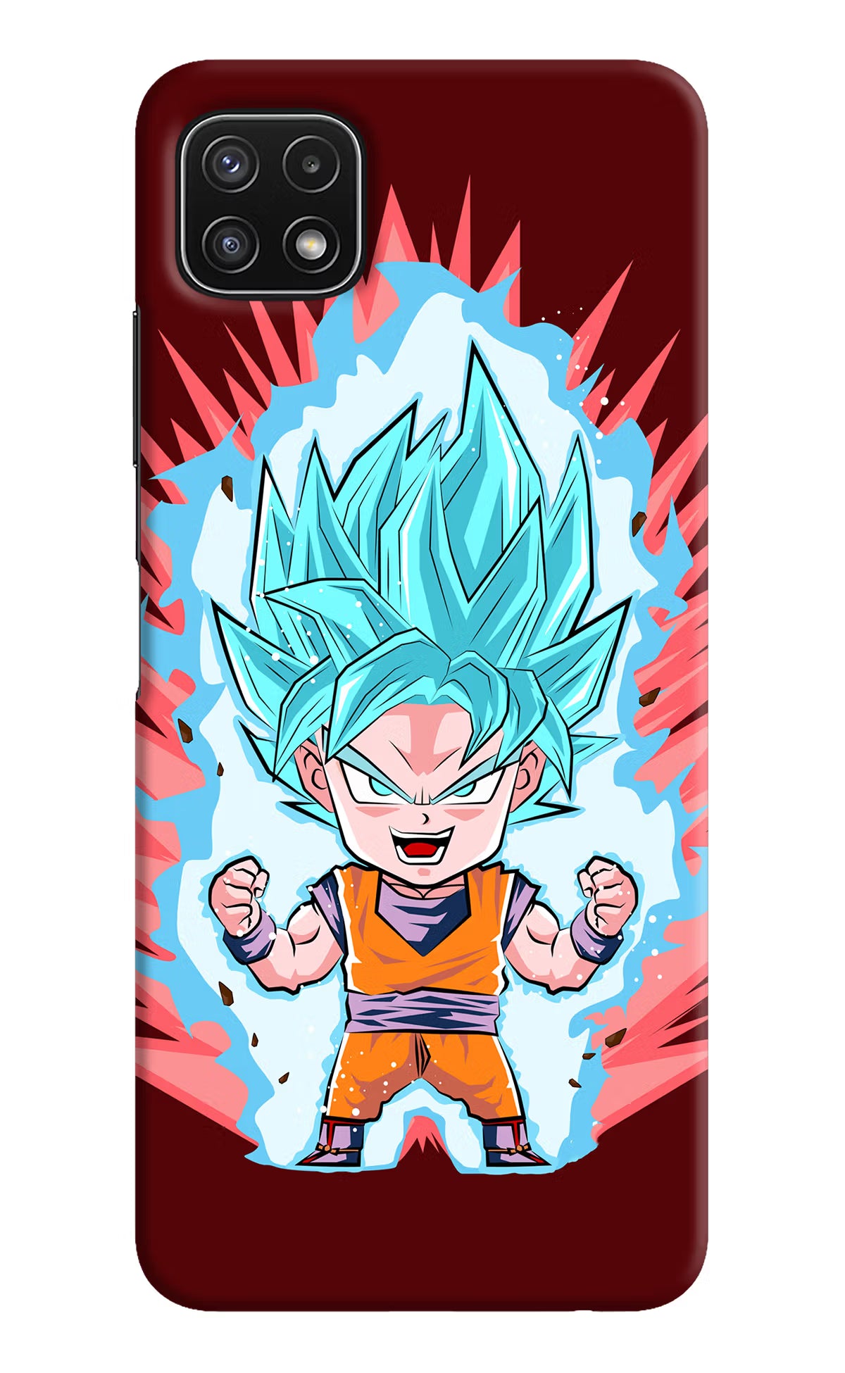 Goku Little Samsung A22 5G Hard Case Back Cover by Casekaro