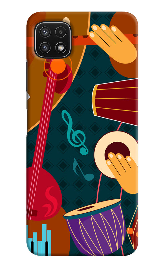 Music Instrument Samsung A22 5G Hard Case Back Cover by Casekaro