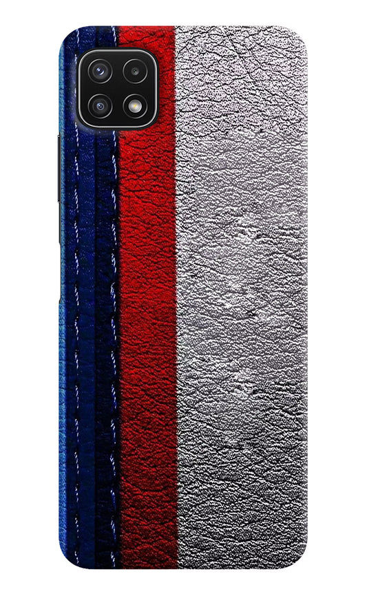 BMW Stripes Samsung A22 5G Hard Case Back Cover by Casekaro