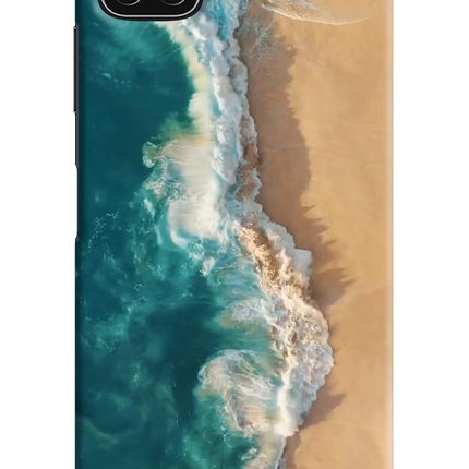 Ocean Beach Samsung A22 5G Hard Case Back Cover by Casekaro